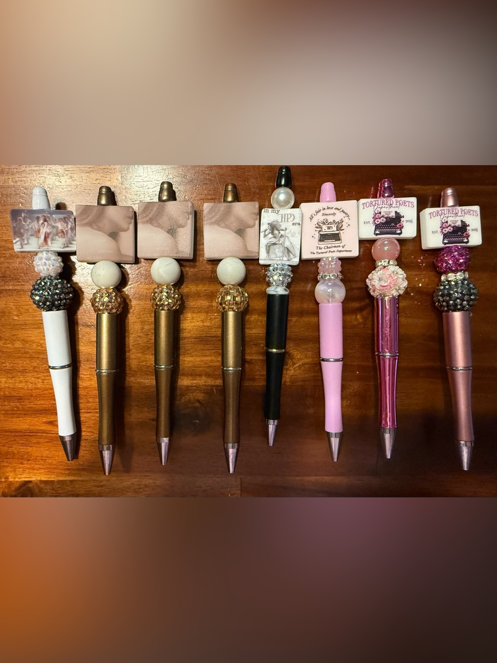 Taylor Swift Beaded Focal Pens!